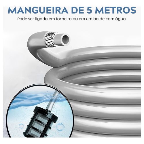 Lavadora Lava Jato Portátil Pressão 2 Baterias + Maleta - Imagem 7