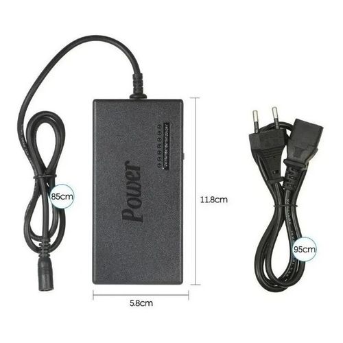 Fonte Carregador Universal Notebook Laptop Computador Cor Preta - Imagem 6