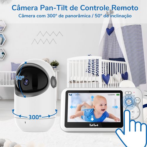 Camera Babá Eletrônica Taktark Bm812 Zoom 3x - Imagem 6