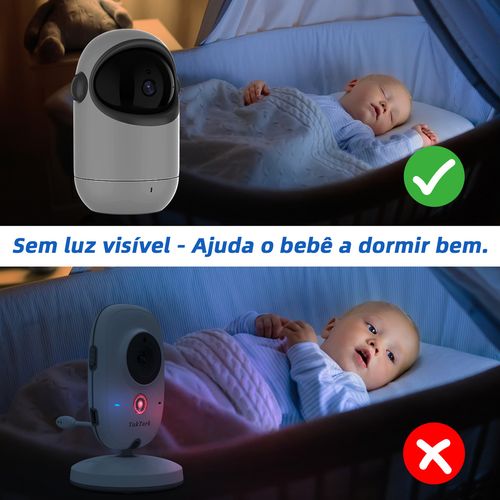 Camera Babá Eletrônica Taktark Bm812 Zoom 3x - Imagem 8