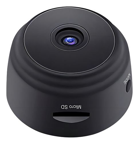 Mini Camera Espiã Wifi Sem Fio A9 Füssen 1080p Detecta Movimento Cor Preto Usb Cartão Micro Sd Wireless - Imagem 7