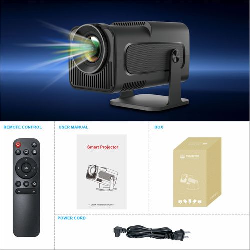 Mini Projetor Portátil Hy320 4k Smart Wifi Cor Preto - Imagem 5