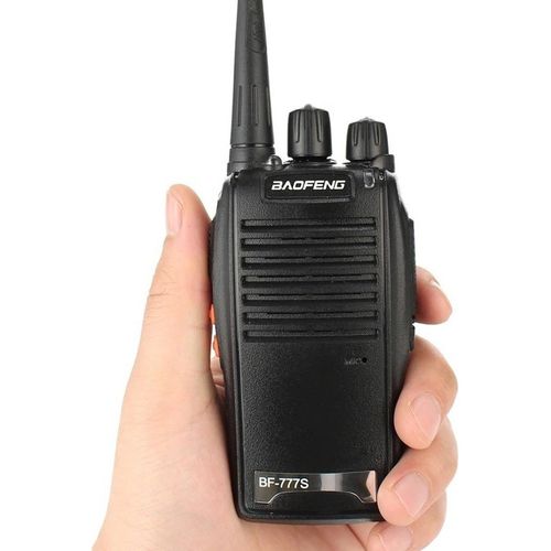 Kit 4 Radio Walk Talk Comunicador 16 Ch 12km Baofeng 777s Ht Bandas De Freqüência Uhf 400-470 Mhz Cor Preto - Imagem 4