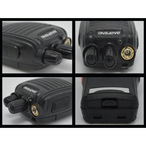Kit 4 Radio Walk Talk Comunicador 16 Ch 12km Baofeng 777s Ht Bandas De Freqüência Uhf 400-470 Mhz Cor Preto - Imagem 7